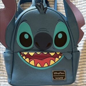 Loungefly Disney Stitch Kids Backpack - Blue and Teal
